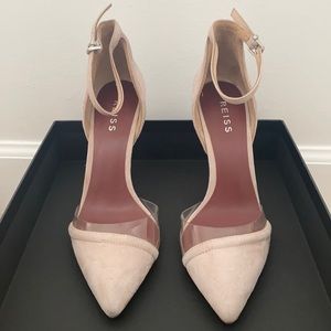 Reiss suede pumps